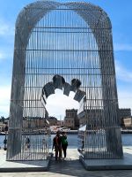 Stockholm. Kunst vor dem Nationalmuseum &ndash; &copy; Heike Jack (Eberhardt TRAVEL)