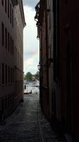 Städtereise Stockholm - Regenbogen in der Gamla Stan &ndash; &copy; Franziska Bergmann (Eberhardt TRAVEL)