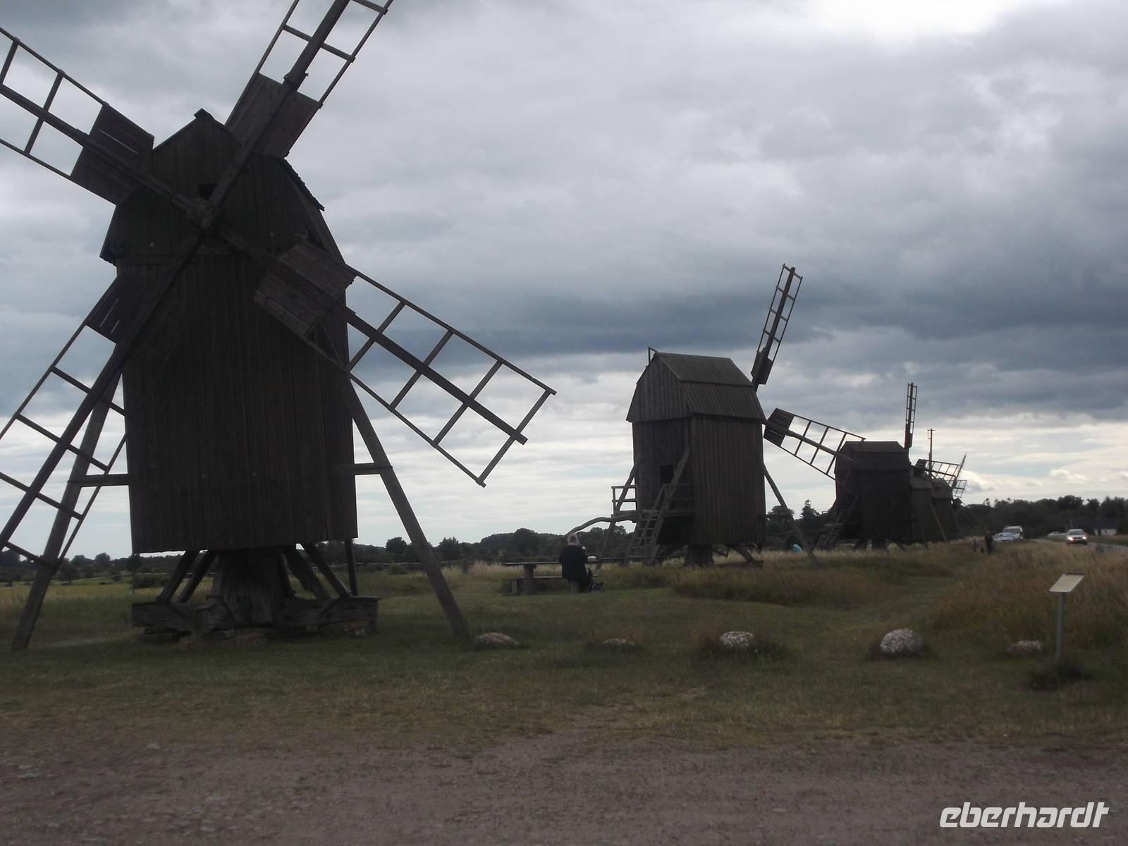 Mühlen von Lerkaka auf Öland &ndash; &copy; Michael Krause (Eberhardt TRAVEL)