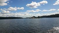 Stockholm (Fahrt auf dem Mälarensee zum Schloss Drottningholm)