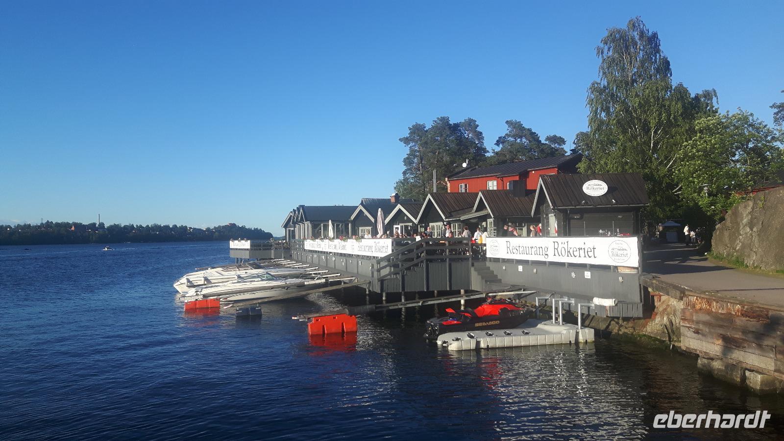 Insel Fjäderholmarna (Abendessen im Restaurant 