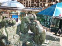 Zermatt, Murmeltierbrunnen &ndash; &copy; Steffen Mucke (Eberhardt TRAVEL)