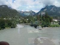 Fahrt mit dem Glacier-Express  - Zusammenflus von Hinter- und Voderrhein bei Reichenau &ndash; &copy; Annette Weise (Eberhardt TRAVEL)