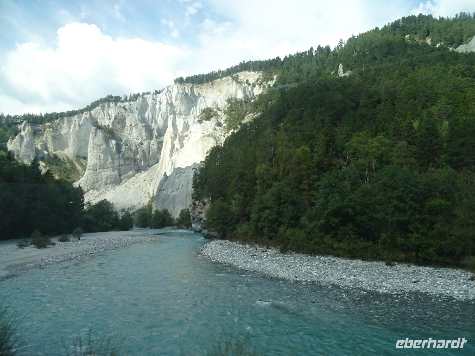 Rheinschlucht, Felssturz von Flims &ndash; &copy; Hartwig Köllner (Eberhardt TRAVEL)