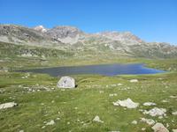 Fahrtimpressionen mit dem Bernina-Express (Bernina-Passhöhe - Lej Nair) &ndash; &copy; Katrin Deutschbein (Eberhardt TRAVEL)