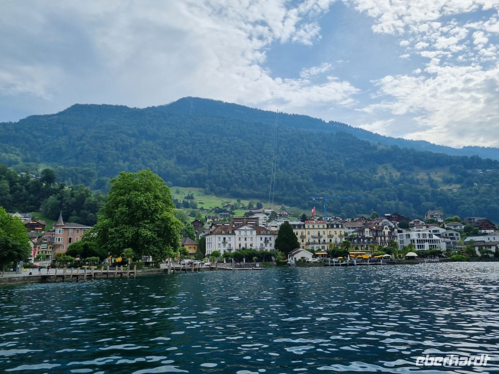 Schifffahrt auf dem Vierwaldstättersee - Weggis &ndash; &copy; Katrin Deutschbein (Eberhardt TRAVEL)