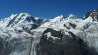 085 Ausflug auf den Gornergrat- Blick zur Monte Rosa Gruppe &ndash; &copy; Annette Weise (Eberhardt TRAVEL)