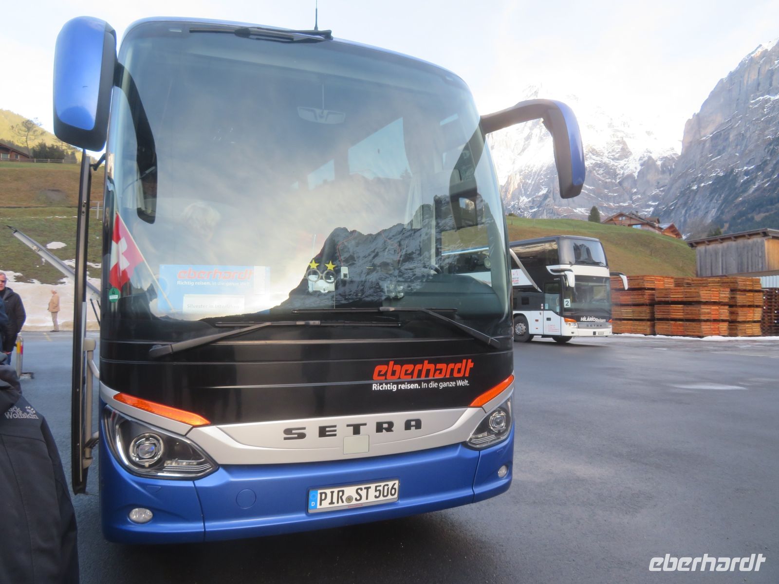 155 Unser Bus in Grindelwald-Grund &ndash; &copy; Annette Weise (Eberhardt TRAVEL)