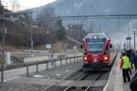 Einfahrt des Zuges