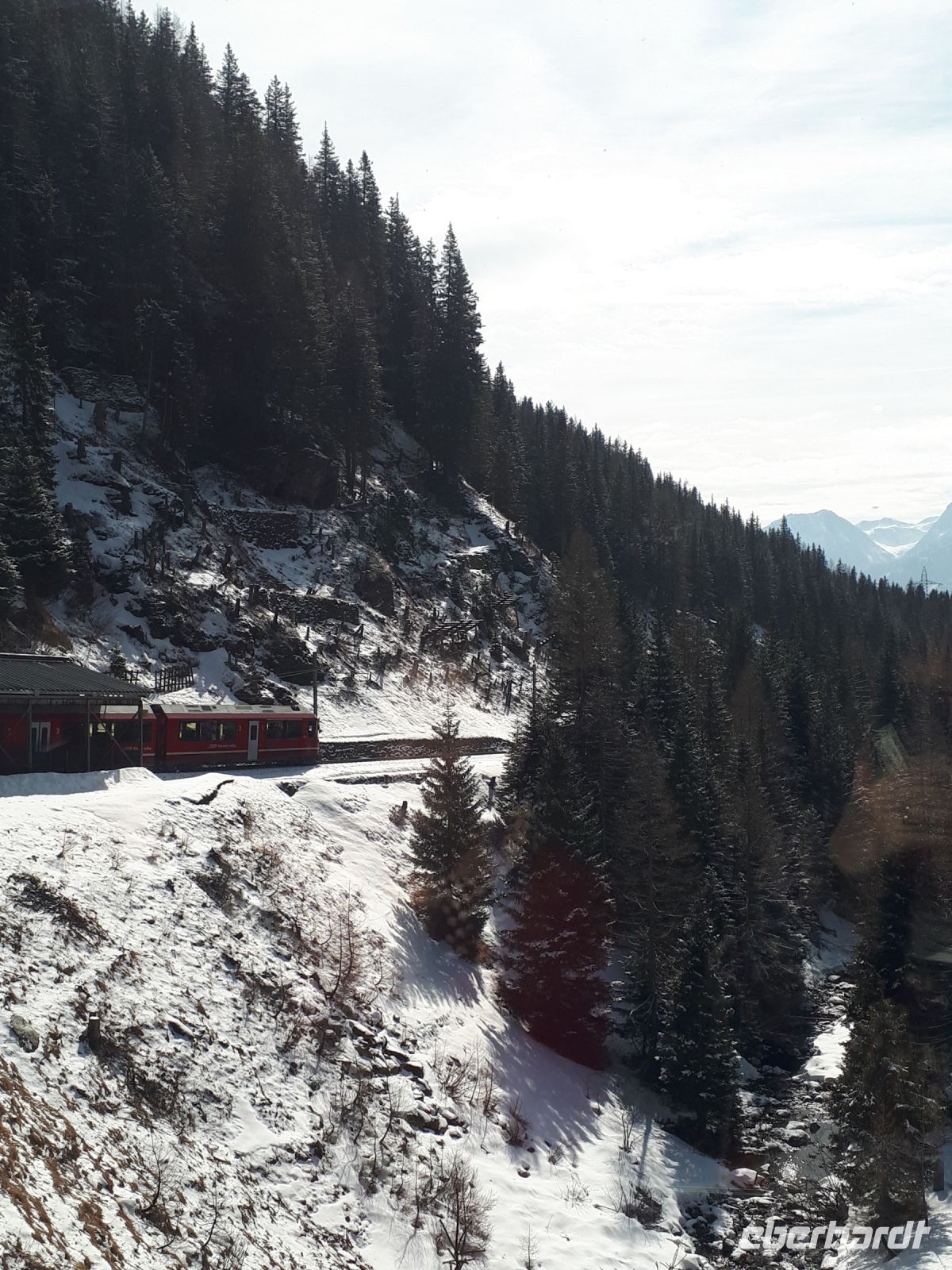 040.1 Fahrt mit dem Bernina-Express &ndash; &copy; Annette Weise (Eberhardt TRAVEL)