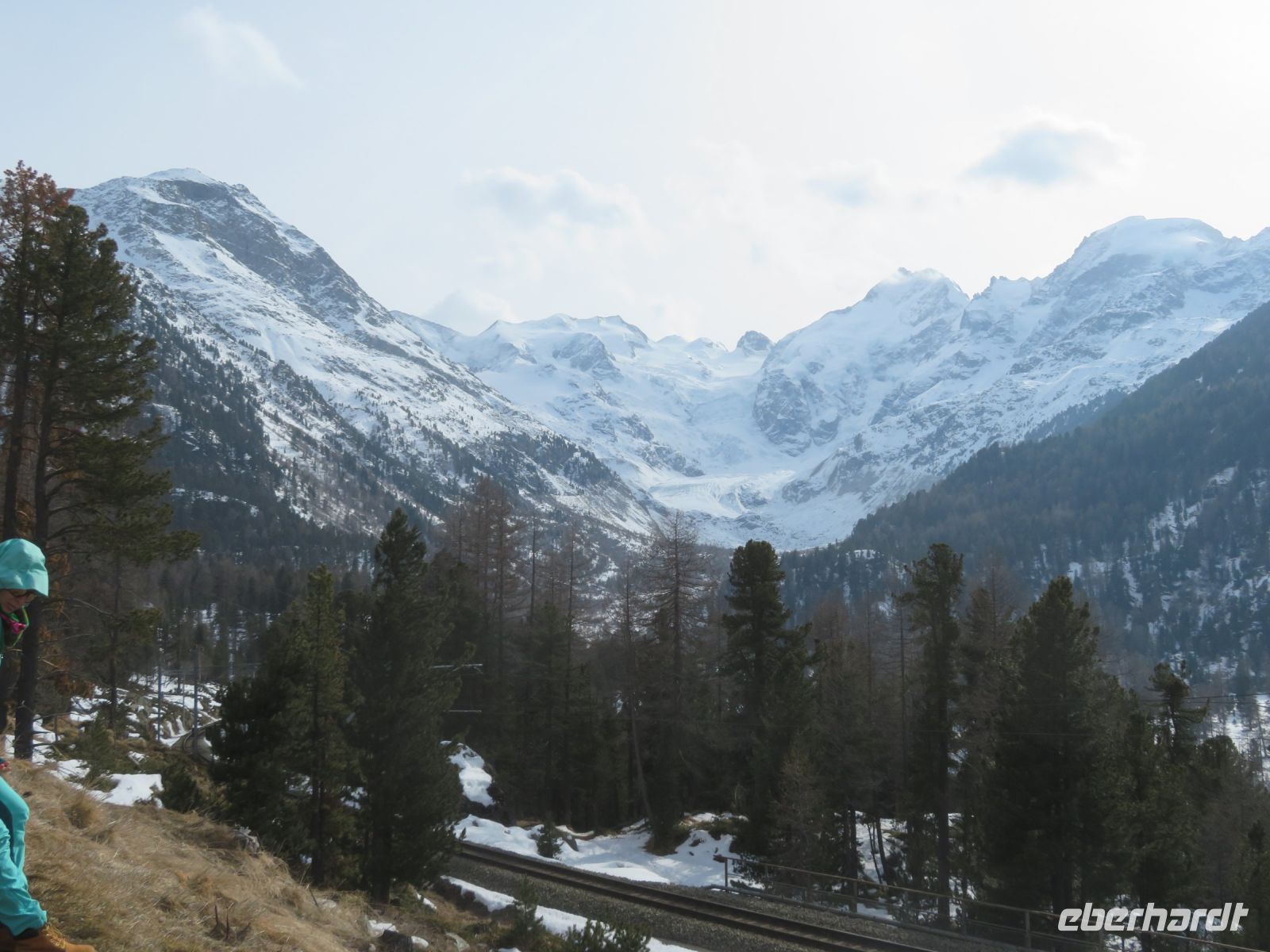 082 Blick zum Morteratsch-Gletscher &ndash; &copy; Annette Weise (Eberhardt TRAVEL)