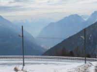 040 Fahrt mit dem Bernina-Express - Stopp Alp Grüm &ndash; &copy; Annette Weise (Eberhardt TRAVEL)