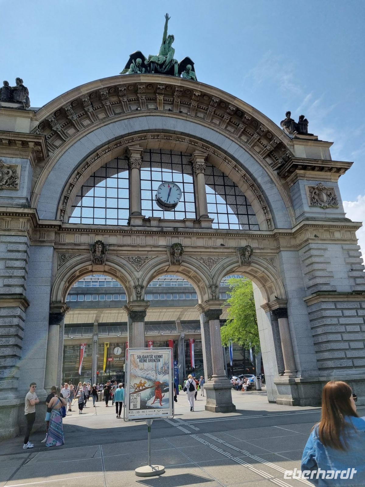 Luzern - Altes Bahnhofsportal &ndash; &copy; Katrin Deutschbein (Eberhardt TRAVEL)