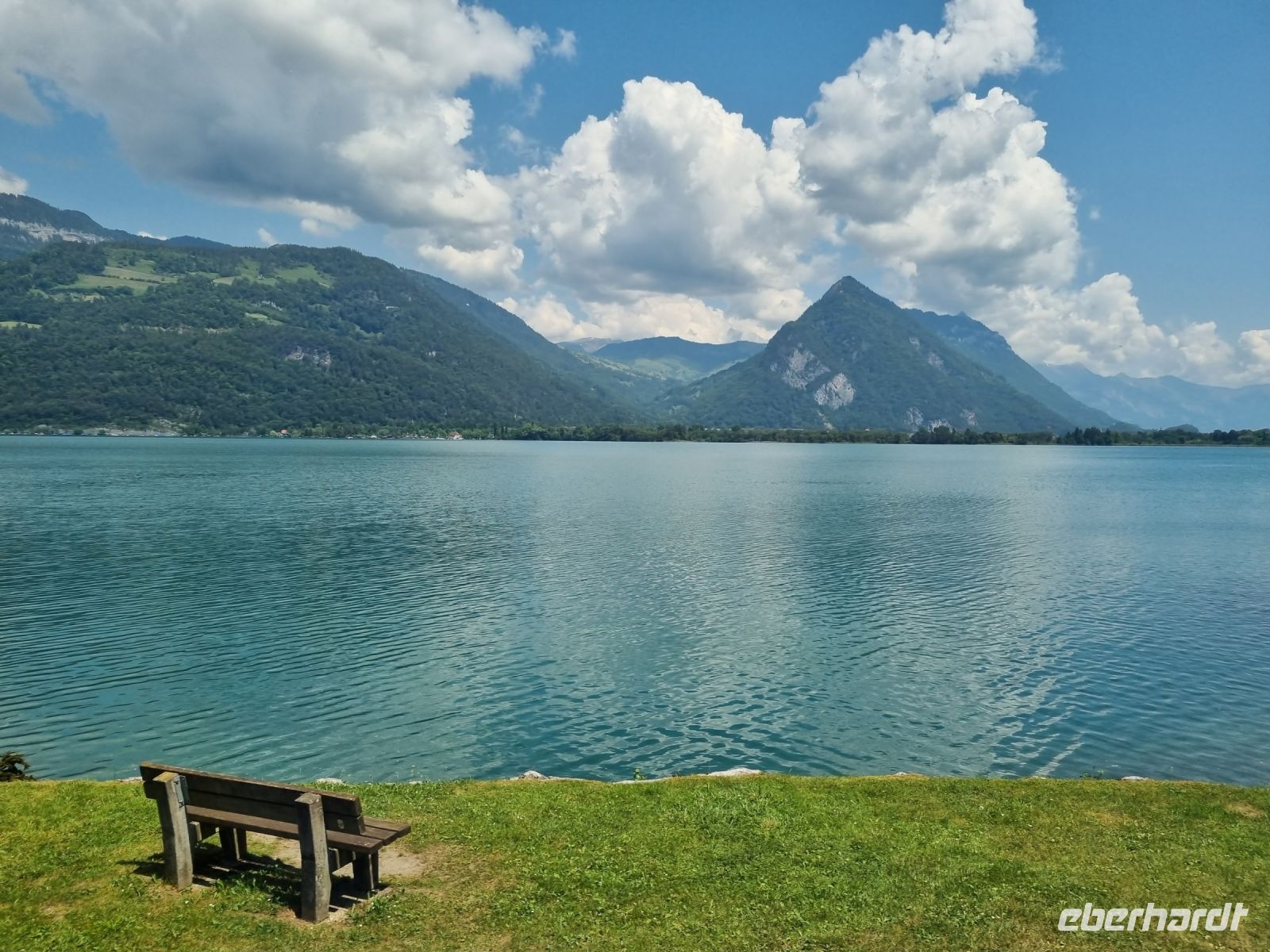 Zugfahrt von Interlaken nach Spiez - Thuner See &ndash; &copy; Katrin Deutschbein (Eberhardt TRAVEL)