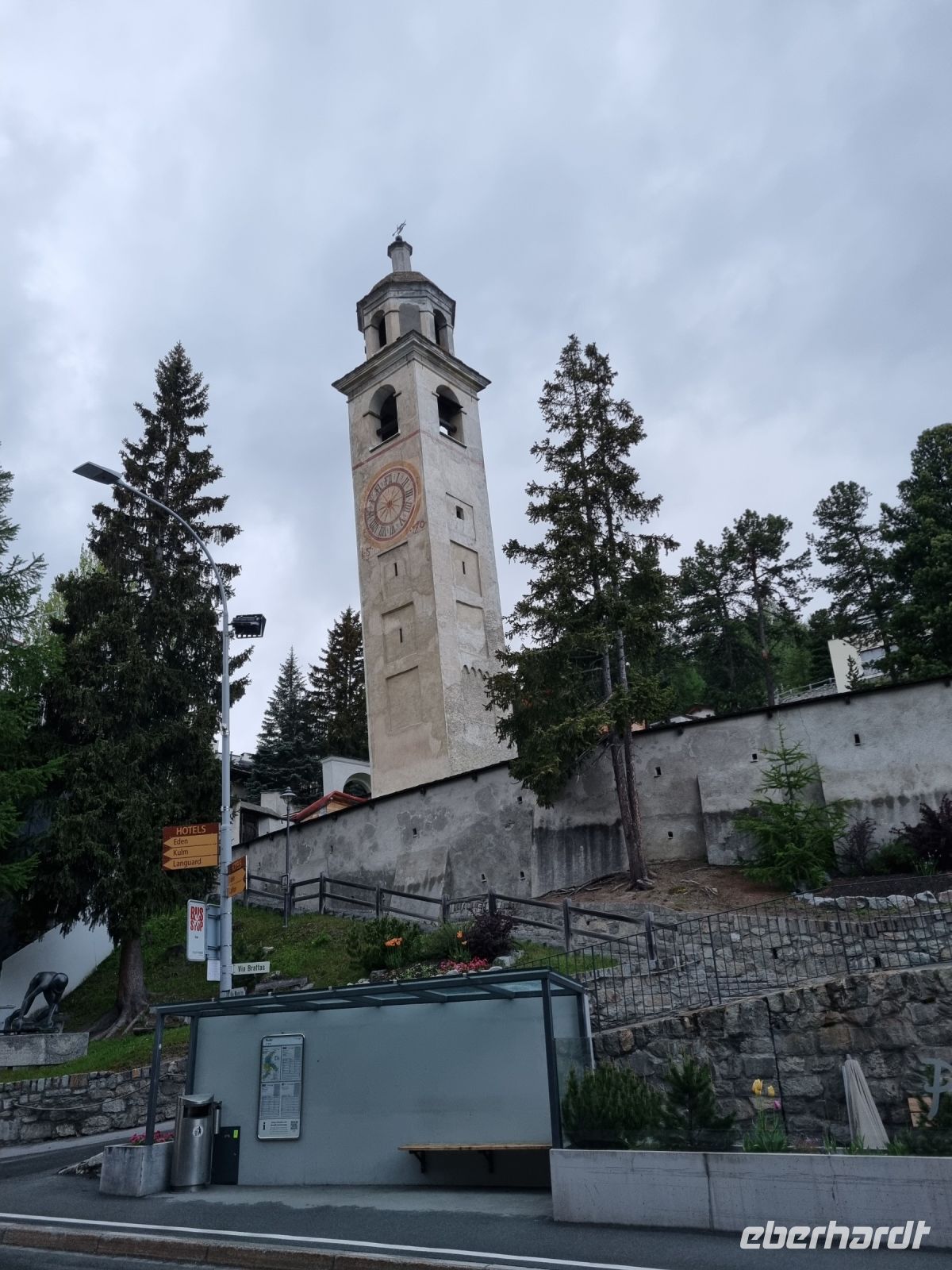 St. Moritz-Dorf - Schiefer Turm &ndash; &copy; Katrin Deutschbein (Eberhardt TRAVEL)