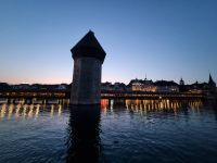 Abendstimmung in Luzern - Kapellbrücke  &ndash; &copy; Katrin Deutschbein (Eberhardt TRAVEL)