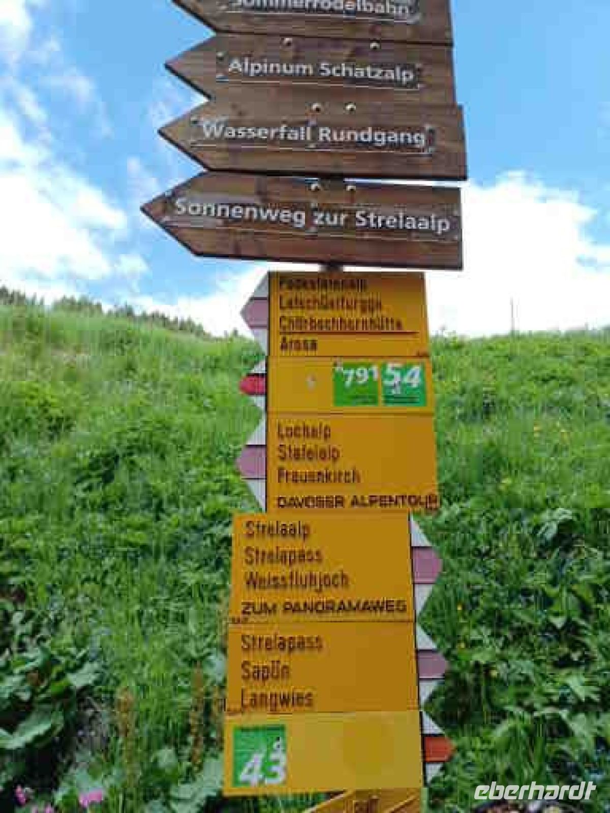 Wanderwege auf der Schatzalp &ndash; &copy; Ute Solf (Eberhardt TRAVEL)