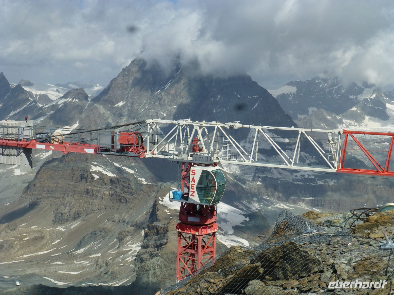 Der höchste Kranführerposten ist in der Schweiz zu vergeben. &ndash; &copy; Vivian Kreft (Eberhardt TRAVEL)