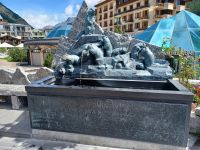 Zermatt, Murmeltierbrunnen &ndash; &copy; Steffen Mucke (Eberhardt TRAVEL)