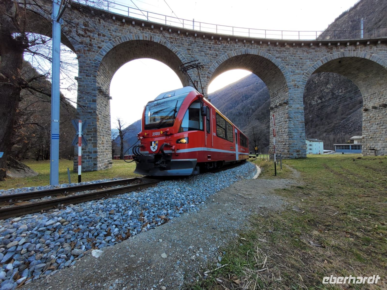 Kreisviadukt von Brusio &ndash; &copy; Katrin Deutschbein (Eberhardt TRAVEL)