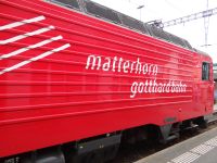 Glacier Express, zum Matterhorn kommen wir leider nicht, doch… &ndash; &copy; Vivian Kreft (Eberhardt TRAVEL)