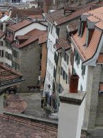 In Lausanne geht es entweder nach unten oder nach oben. &ndash; &copy; Vivian Kreft (Eberhardt TRAVEL)