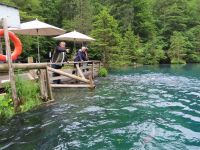 293 Kahnfahrt auf dem Blausee - Forellen und Stör &ndash; &copy; Annette Probst-Weise (Eberhardt TRAVEL)