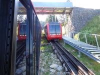 Pilatus-Zahnradbahn, Mittelstation Ämsigen, Schweiz &ndash; &copy; Saskia Pinnow (Eberhardt TRAVEL)