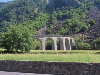 026 Fahrt über nach Tirano - Kreisviadukt in Brusio &ndash; &copy; Annette Probst-Weise (Eberhardt TRAVEL)