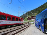 232 Fahrt nach Flüeli - Stopp in Niederwald &ndash; &copy; Annette Probst-Weise (Eberhardt TRAVEL)