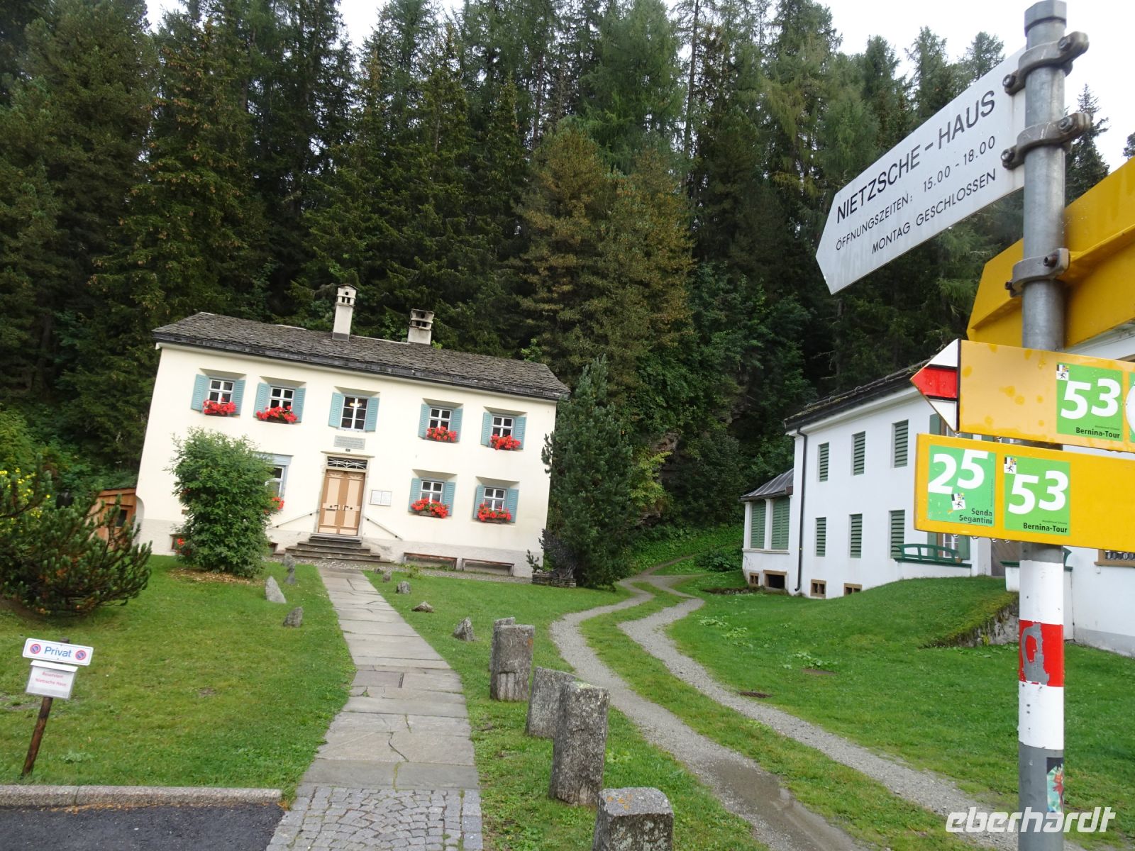 Sils im Engadin, Nietzsche-Haus neben unserem Hotel &ndash; &copy; Hartwig Köllner (Eberhardt TRAVEL)