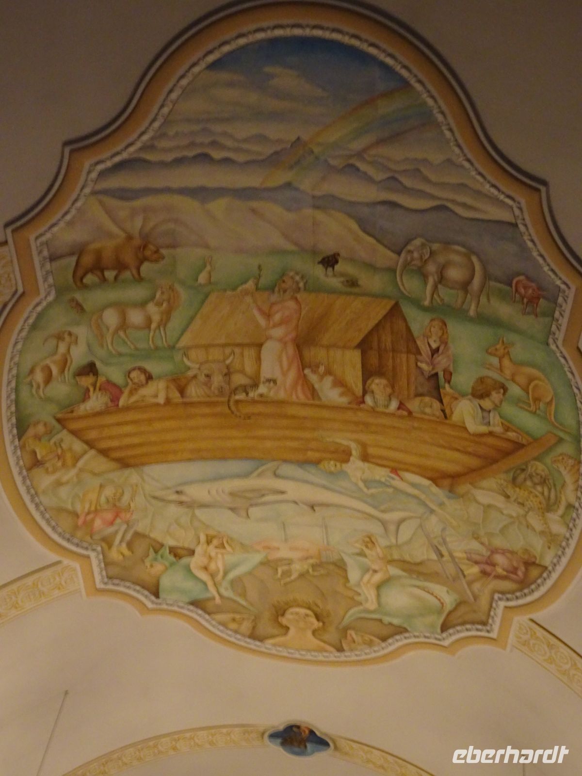 ... mit Deckengemälde Arche Noa &ndash; &copy; Hartwig Köllner (Eberhardt TRAVEL)