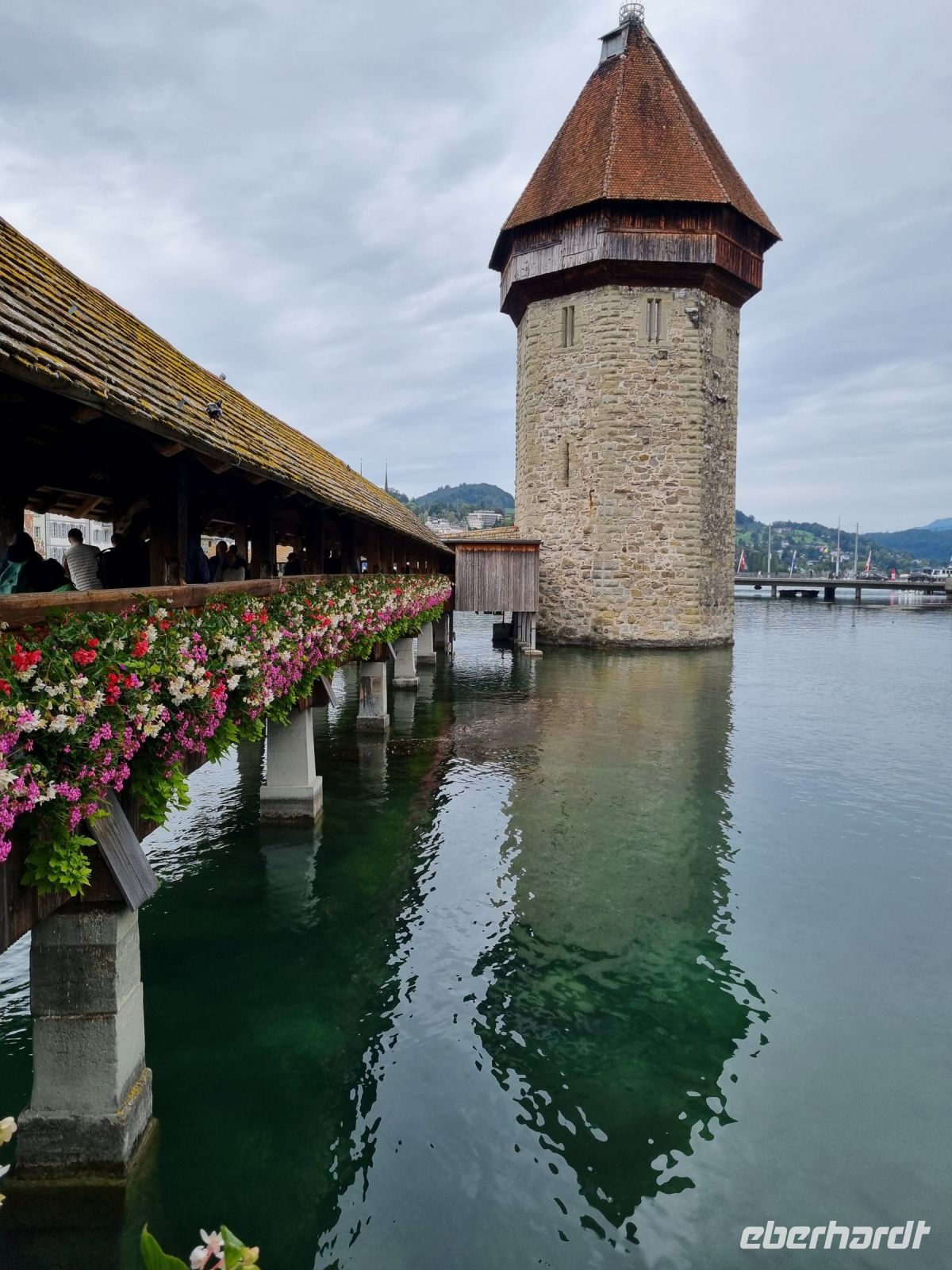 Luzern - Kapellbrücke mit Wasserturm &ndash; &copy; Katrin Deutschbein (Eberhardt TRAVEL)