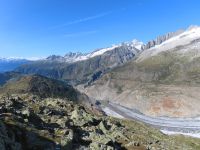 170.1 Auf dem Bettmerhorn - Aletschgletscher &ndash; &copy; Annette Probst-Weise (Eberhardt TRAVEL)