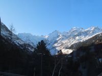 022 Fahrt mit dem Bernina Express - Blick zum Morteratschgletscher &ndash; &copy; Annette Probst-Weise (Eberhardt TRAVEL)