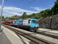 RhB Lokomotive GE4/4 III in Filisur &ndash; &copy; Ina Lakermann (Eberhardt TRAVEL)