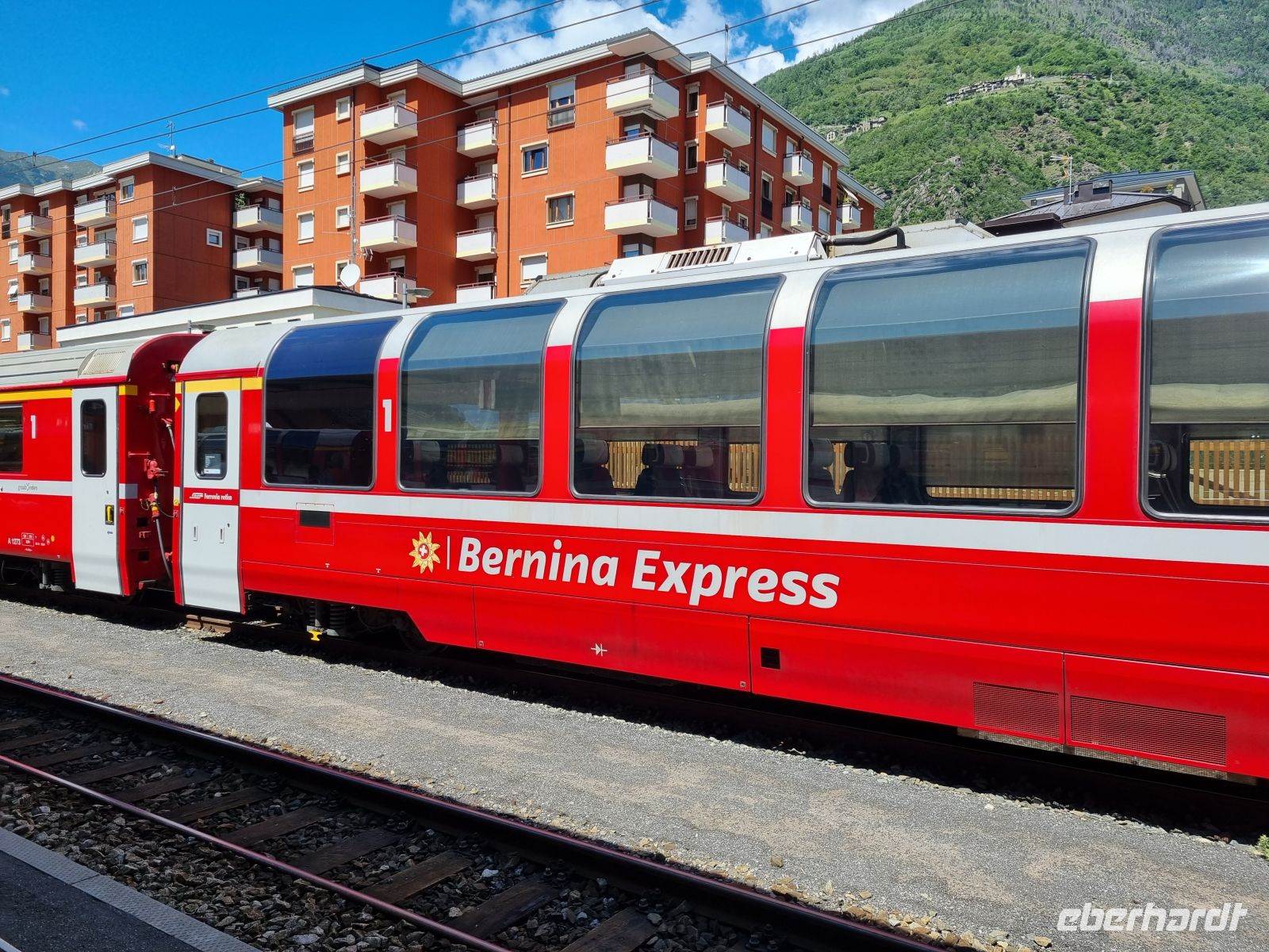 Bernina-Express in Tirano &ndash; &copy; Katrin Deutschbein (Eberhardt TRAVEL)
