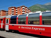 Bernina-Express in Tirano &ndash; &copy; Katrin Deutschbein (Eberhardt TRAVEL)