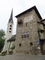 089 Engadinrundfahrt - Spaziergang durch Zuos mit typischen Engadiner Häusern ganz traditionell &ndash; &copy; Annette Probst-Weise (Eberhardt TRAVEL)