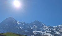 182 Ausflug auf das Jungfraujoch - auf der Kleinen Scheidegg - Eiger und Mönch