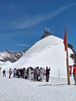 211 Ausflug auf das Jungfraujoch - auf dem Plateau - Blick zur Sphinx