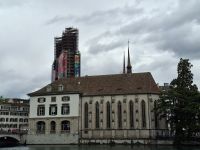 Zürich (Helmhaus mit Grossmünster)