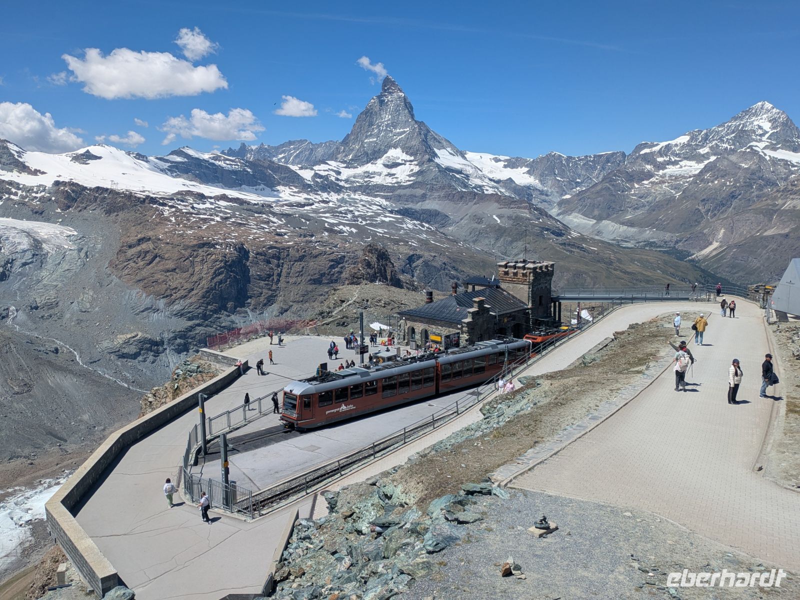 Endstation der Gornergratbahn &ndash; &copy; Günter Thomas Menzel (Eberhardt TRAVEL)