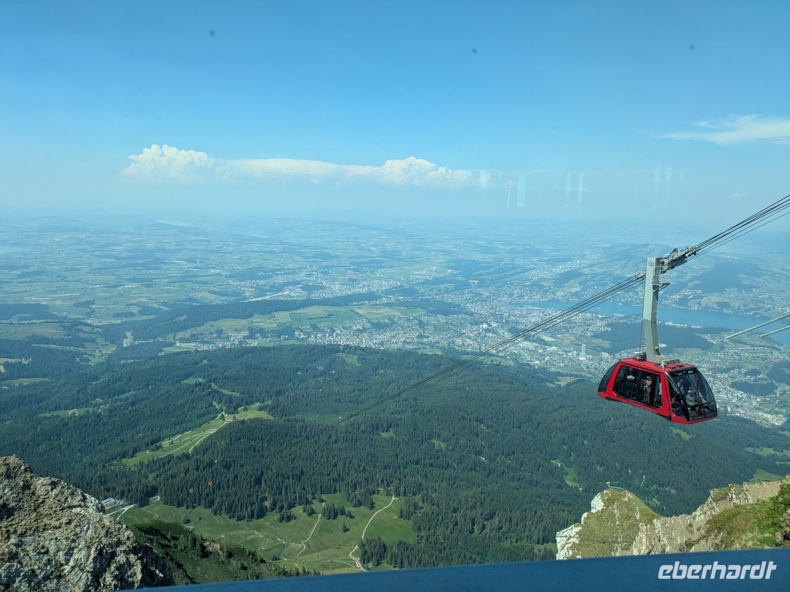 zunächst mit der Seilbahn &ndash; &copy; Günter Thomas Menzel (Eberhardt TRAVEL)
