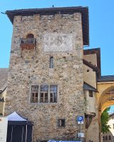 051 Engadin-Rundfahrt - Zuos - Wohnturm &ndash; &copy; Annette Probst-Weise (Eberhardt TRAVEL)