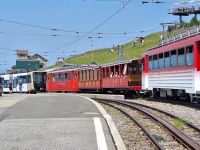 239 Ausflug auf die Rigi - Vier Generationen von Zügen der Rigibahn &ndash; &copy; Annette Probst-Weise (Eberhardt TRAVEL)