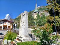 Zermatt, Denkmal für die verunglückten Bergführer
