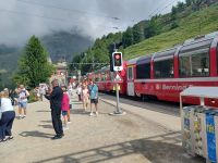 Reise im Bernina-Express, Halt in Alp Grüm