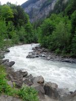 Kander beim Blausee, Kandergrund, Schweiz