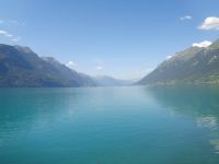 Brienzersee Richtung Interlaken, Brienz, Schweiz